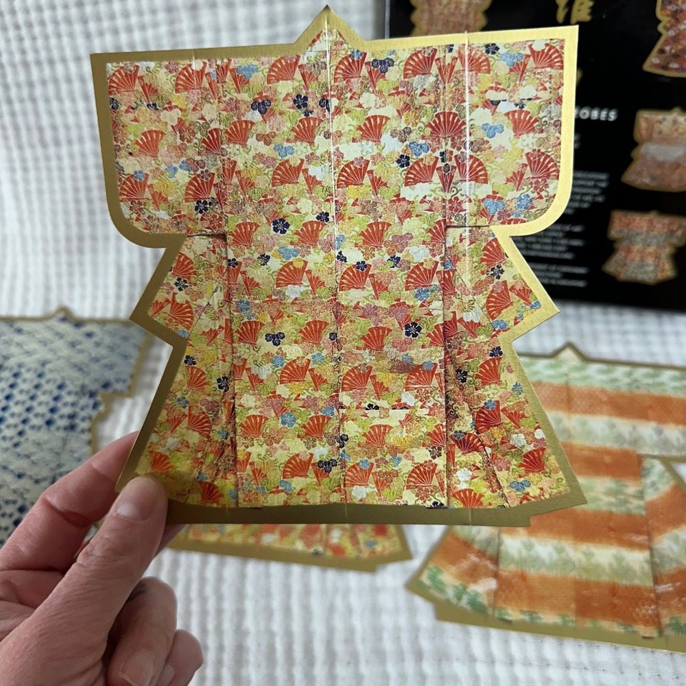 VTG Metropolitan Museum Of Art Japanese Robes 7 Stationary Cards and 7 Envelopes - Picture 7 of 8